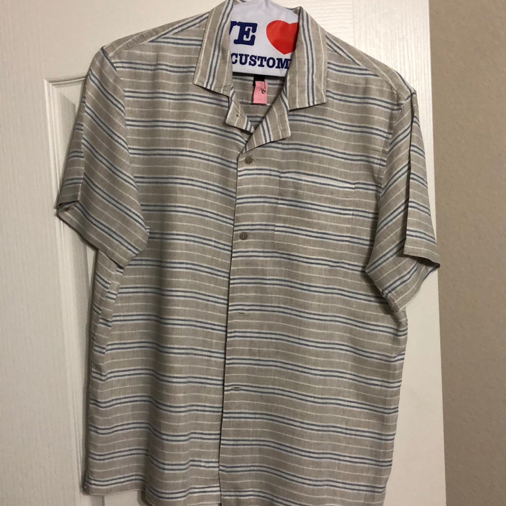 100% linen Joseph Abboud sportshirt